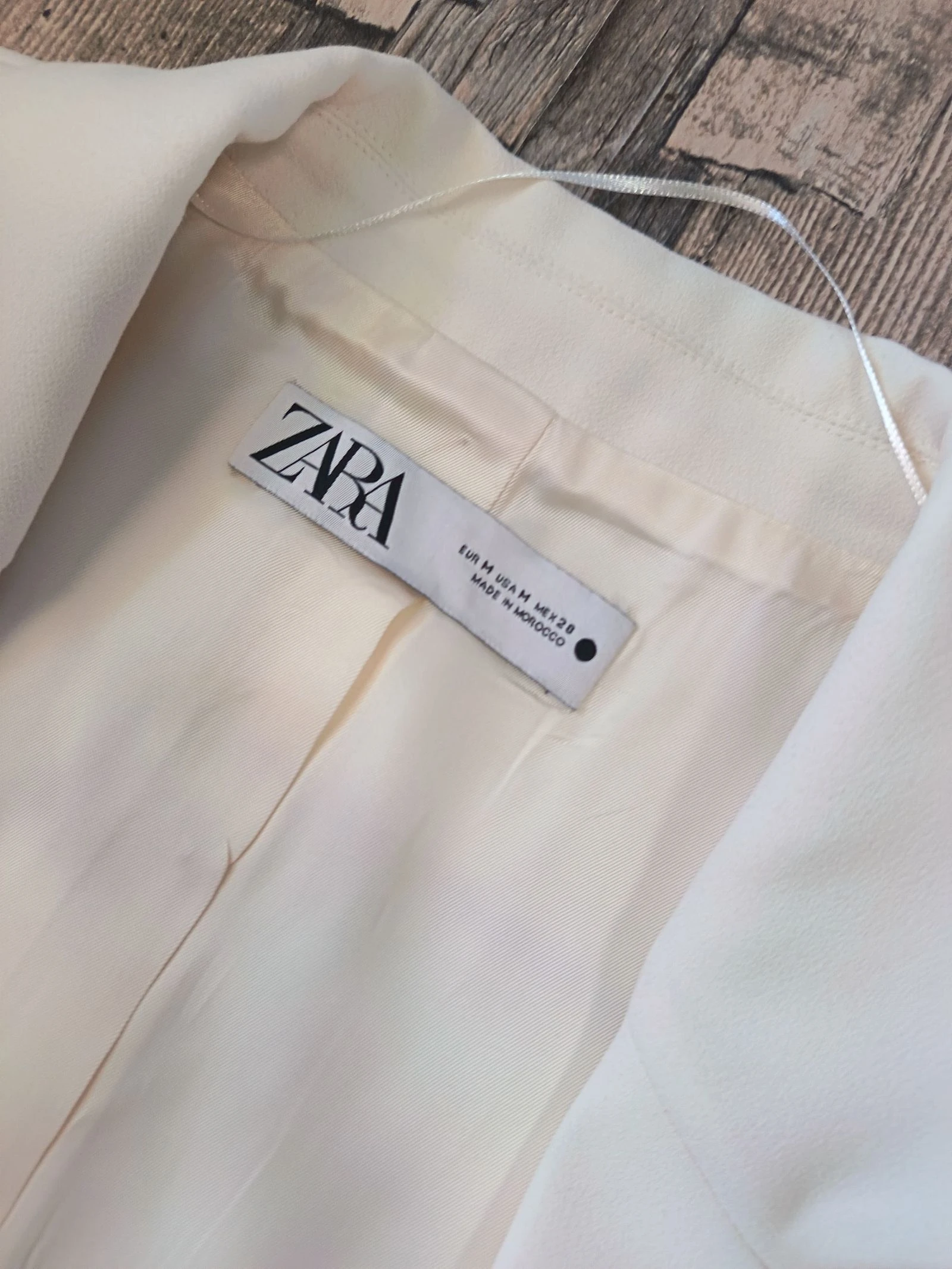 V-hals beige vest ♡ ZARA * maat M oversized – photo 8